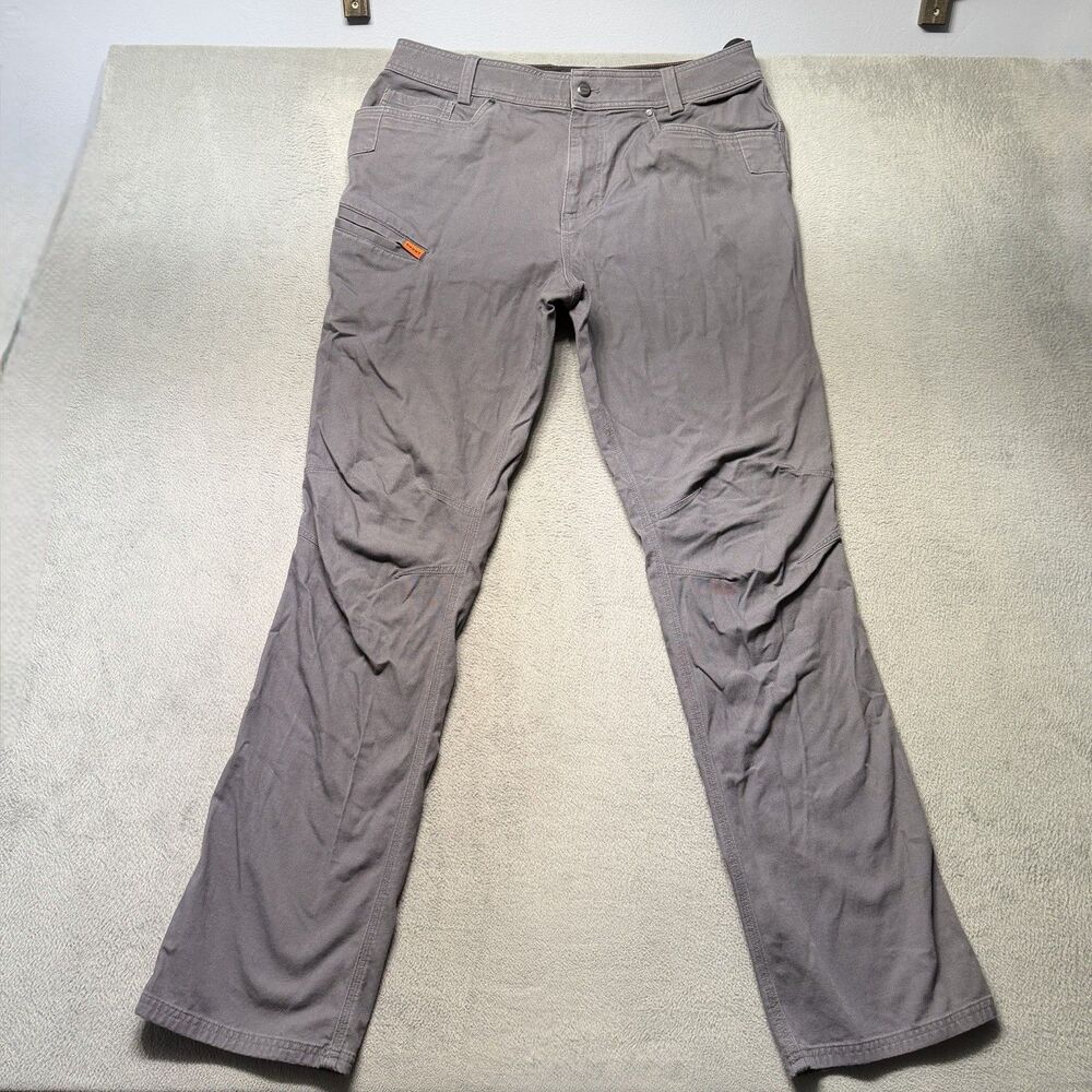BRUNT Workwear Torra Pants Mens 36x36 Gray Stretch Utility Carpenter Work Pants